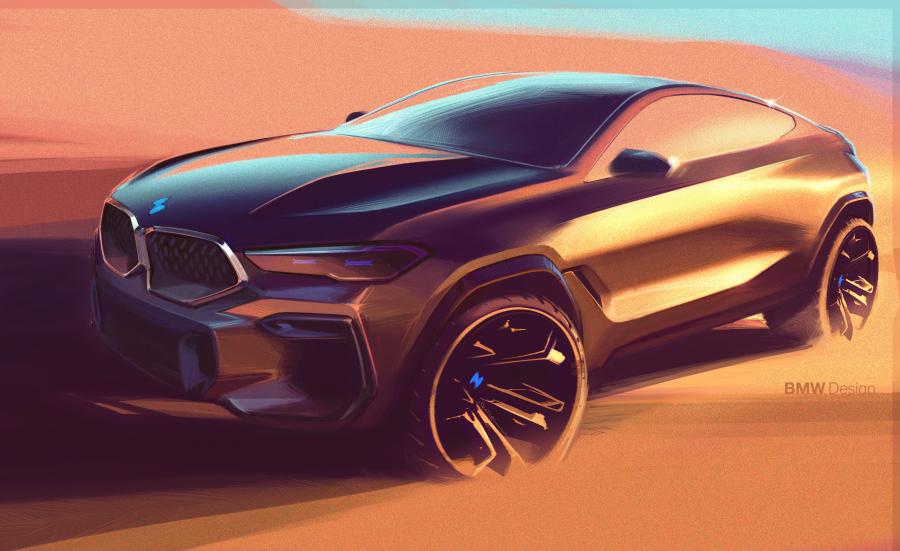 Эскиз BMW X6 M50i (G06) 2019 года  (WW) (фото 47 из 180)